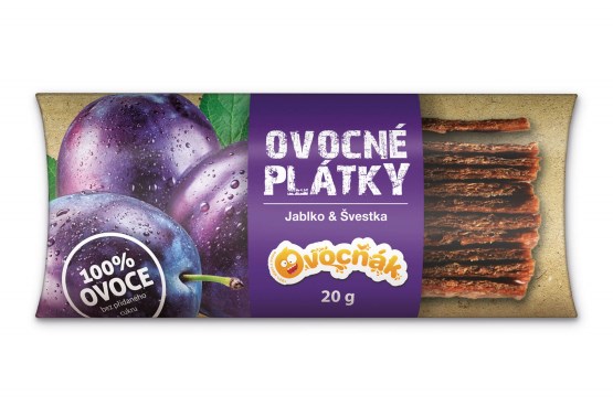 Plátky jablko - slivka