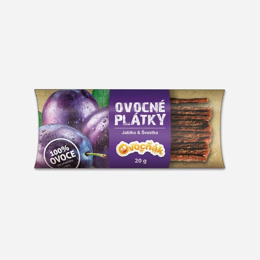 Plátky jablko - slivka