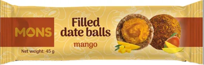 Plnené datľové guličky s mangom
