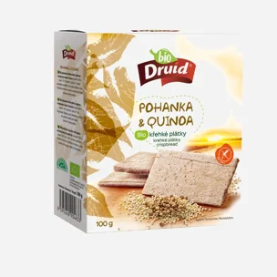 Pohánka a quinoa krehké plátky BIO