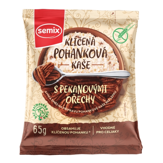 Pohánková kaša s pekanovými orechmi bez lepku