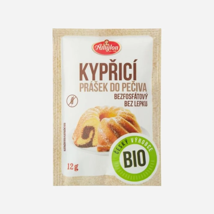 Prášok kypriaci do pečiva bezlepkový BIO