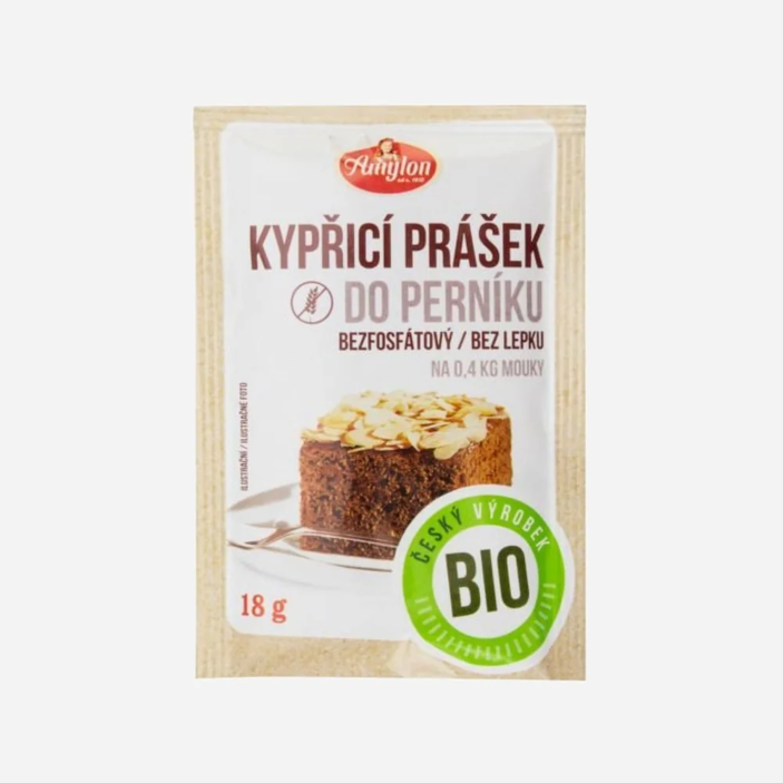 Prášok kypriaci do perníka bezlepkový BIO