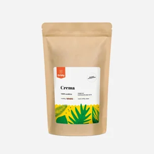 Pražená zrnková káva Crema