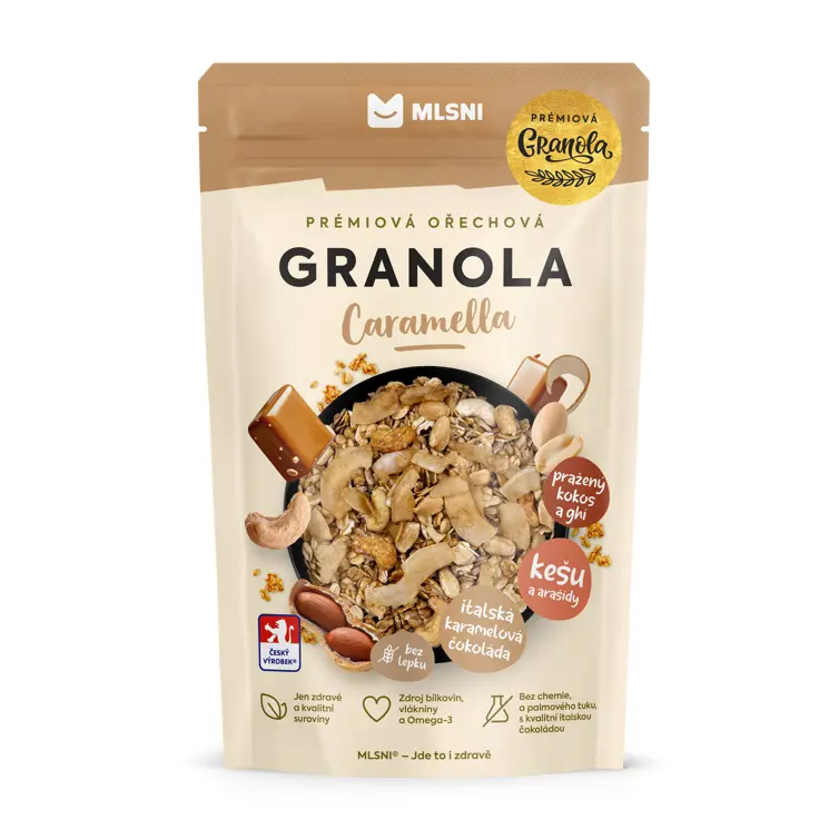 Prémiová granola Caramella
