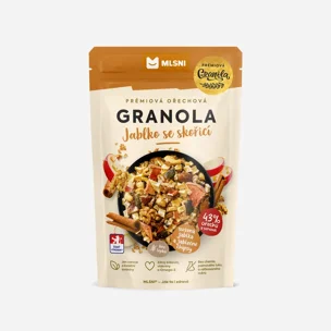 Prémiová granola Chrumkava Jablko so škoricou