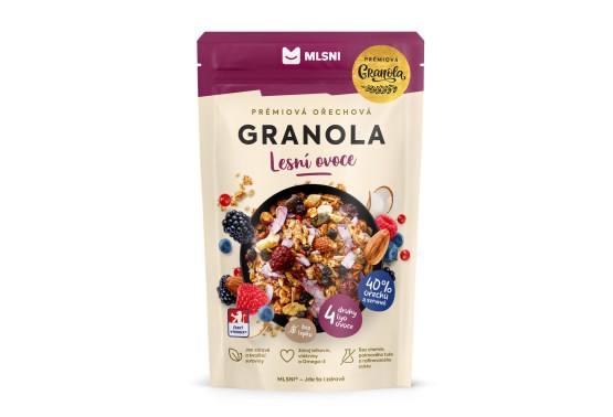 Prémiová granola Chrumkava Lesné ovocie
