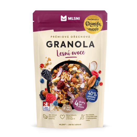Prémiová granola Chrumkava Lesné ovocie