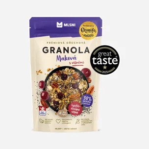 Prémiová granola maková s višňami