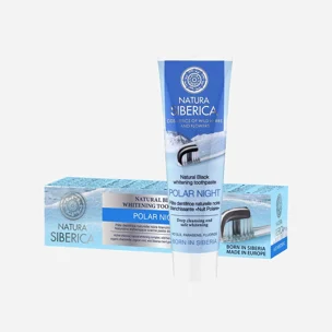 Prírodná čierna bieliaca zubná pasta - Polárna noc