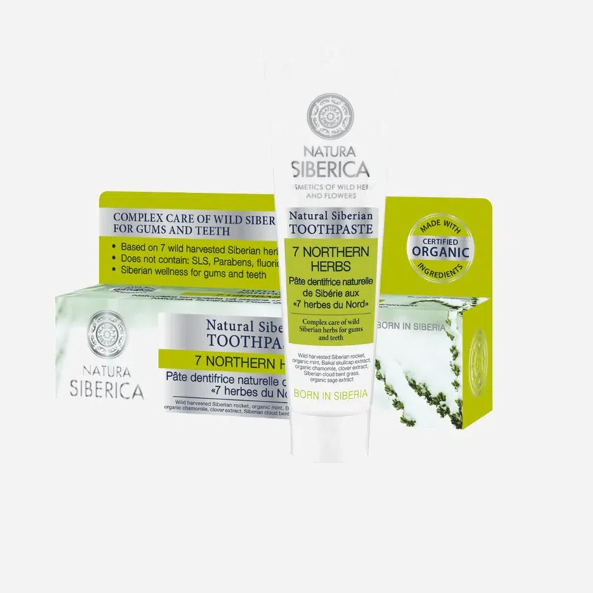 Prírodná sibírska zubná pasta - 7 Severských bylín