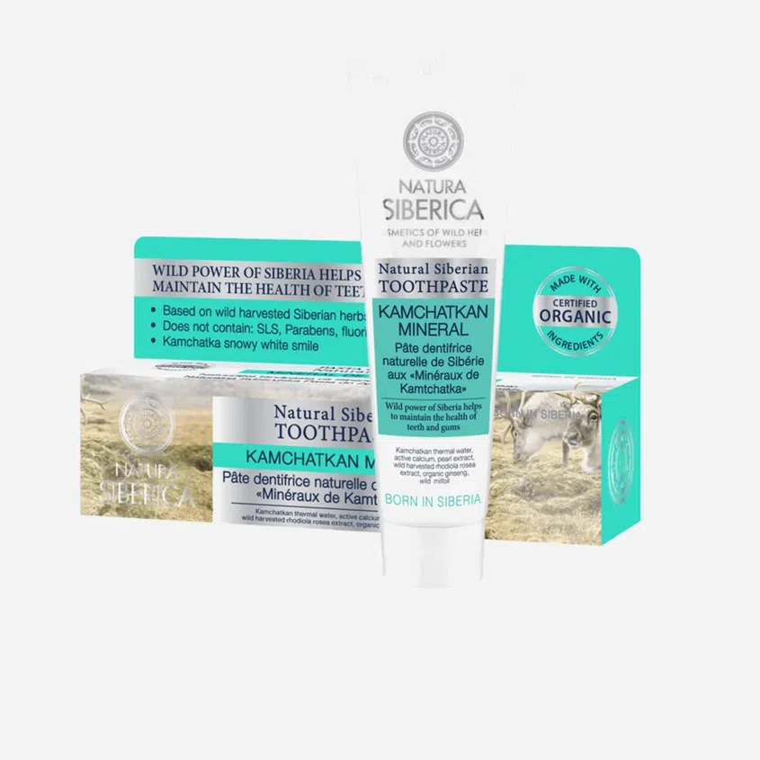 Prírodná sibírska zubná pasta - Kamčatská minerálna,