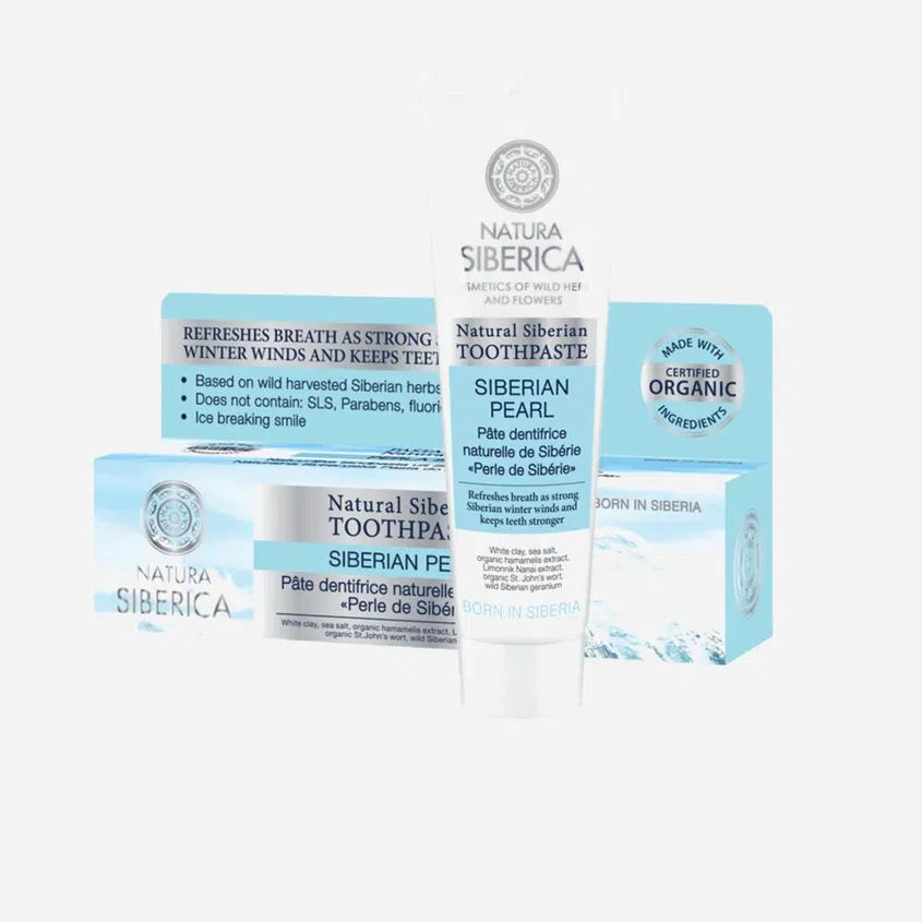 Prírodná sibírska zubná pasta - Perla Sibíri