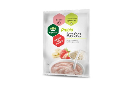 Probio kaša jahoda a biela čokoláda