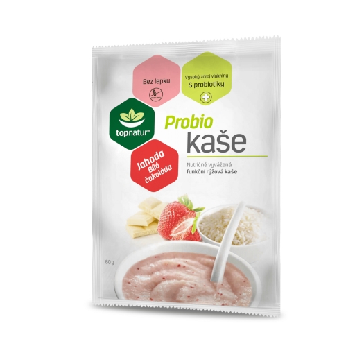 Probio kaša jahoda a biela čokoláda