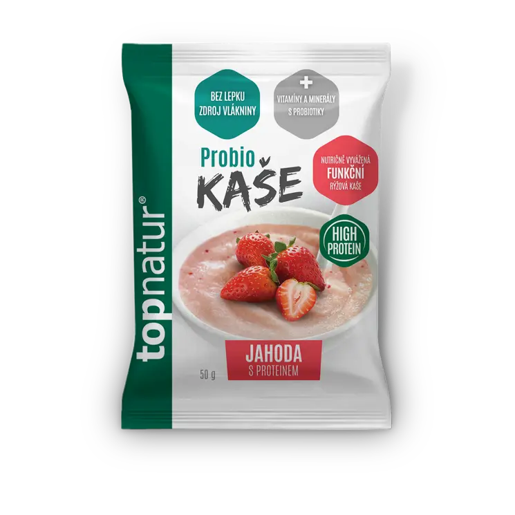 Probio kaša jahoda proteín
