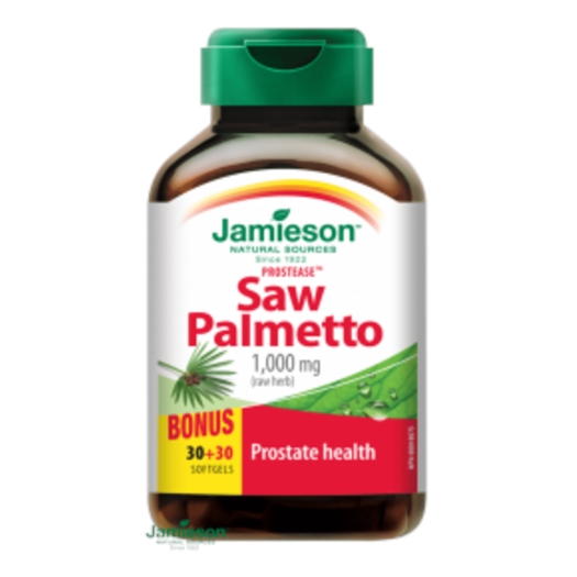 Prostease ™ Saw Palmetto 125 mg na prostatu 60 tablet