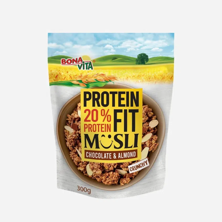 Proteín fit müsli čokoláda a mandle