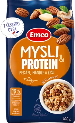 Proteín mysle pekan, mandle a kešu