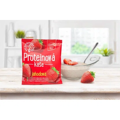 Proteínová kaša jahodová