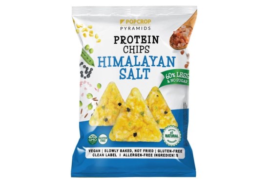 Proteínové chipsy s príchuťou Himalájskej soli
