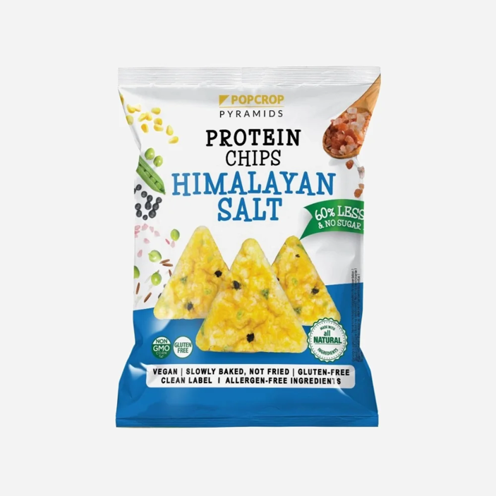 Proteínové chipsy s príchuťou Himalájskej soli