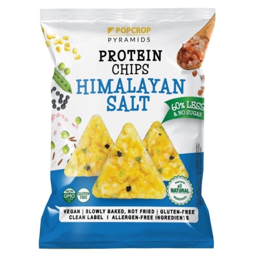 Proteínové chipsy s príchuťou Himalájskej soli