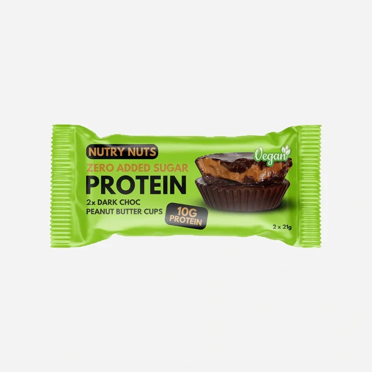 Proteínové košíčky horká čokoláda s arašidovým maslom