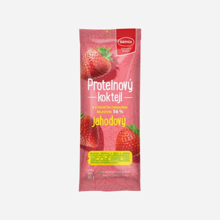 Proteínový koktail jahodový