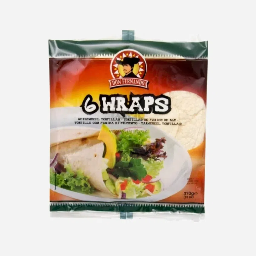 Pšeničná tortila 6x25 cm