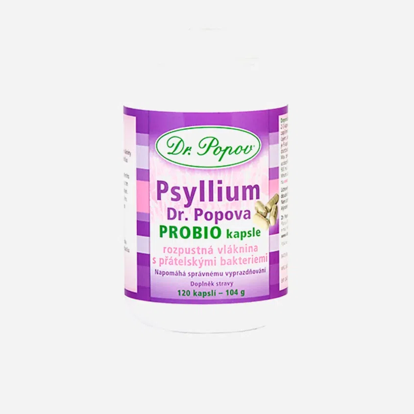 Psyllium a PROBIO 120 kapslí