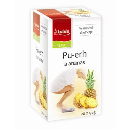 Pu-erh a ananás 20 sáčkov