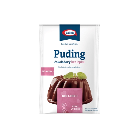 Puding čokoládový bez lepku
