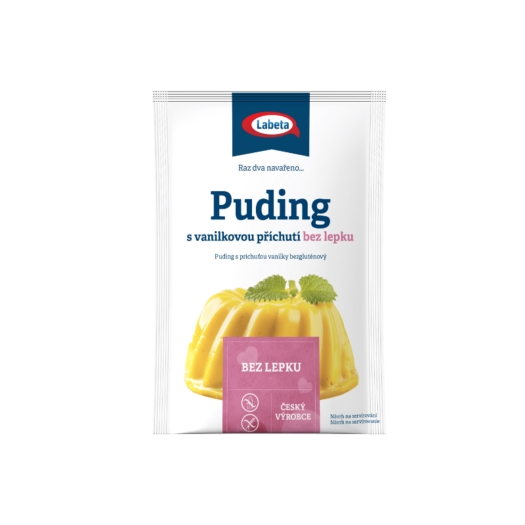 Puding s vanilkovou príchuťou bez lepku