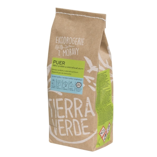 Puer bieliaci prášok a odstraňovač škvŕn na báze kyslíka (papierový sáčok) 1 kg