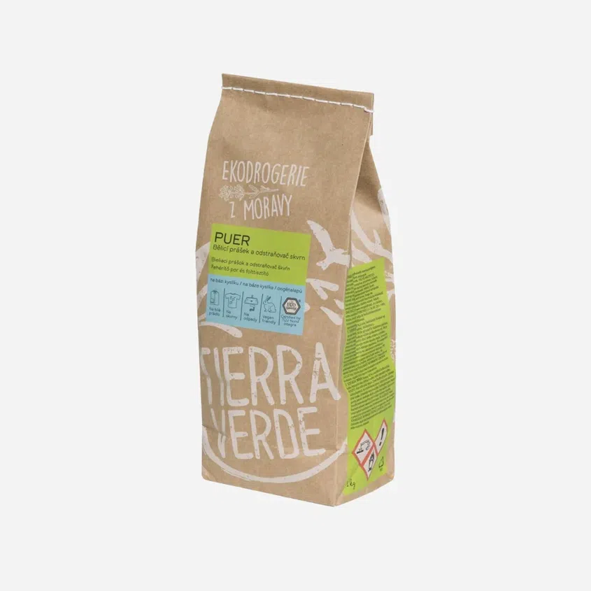 Puer bieliaci prášok a odstraňovač škvŕn na báze kyslíka (papierový sáčok) 1 kg