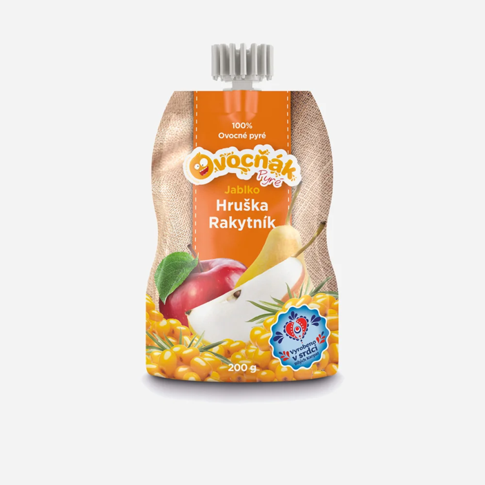 Pyré jablko - hruška - rakytník
