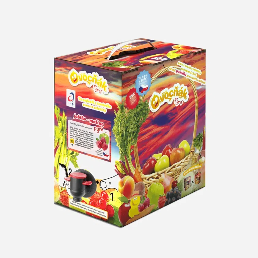 Pyré jablko - malina