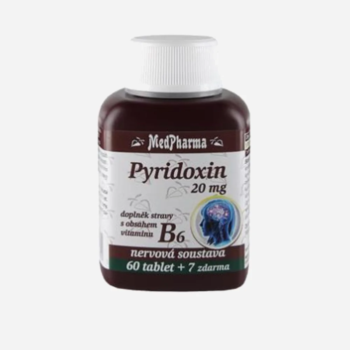 Pyridoxín 20 mg + vit B6 67 tablet