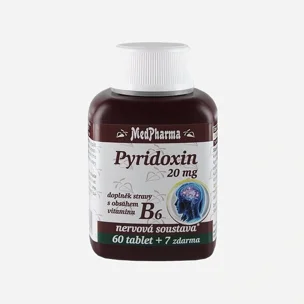 Pyridoxín 20 mg + vit B6 67 tablet