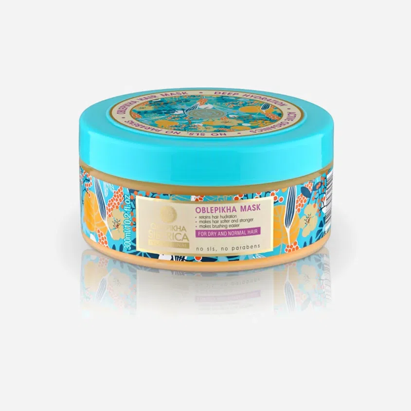 Rakytníková maska ​​pre suché a normálne vlasy