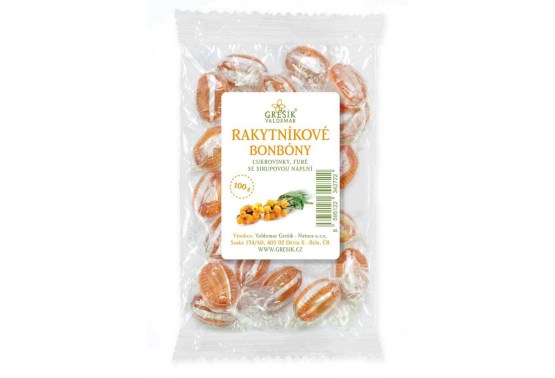 Rakytníkové cukríky