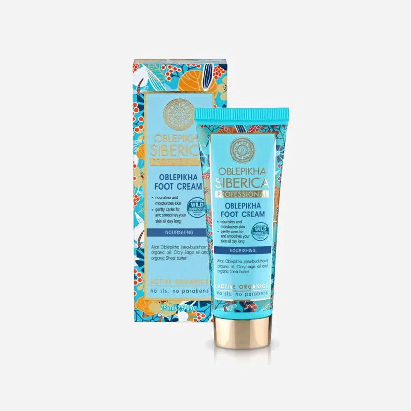 Rakytníkový krém na nohy výživný