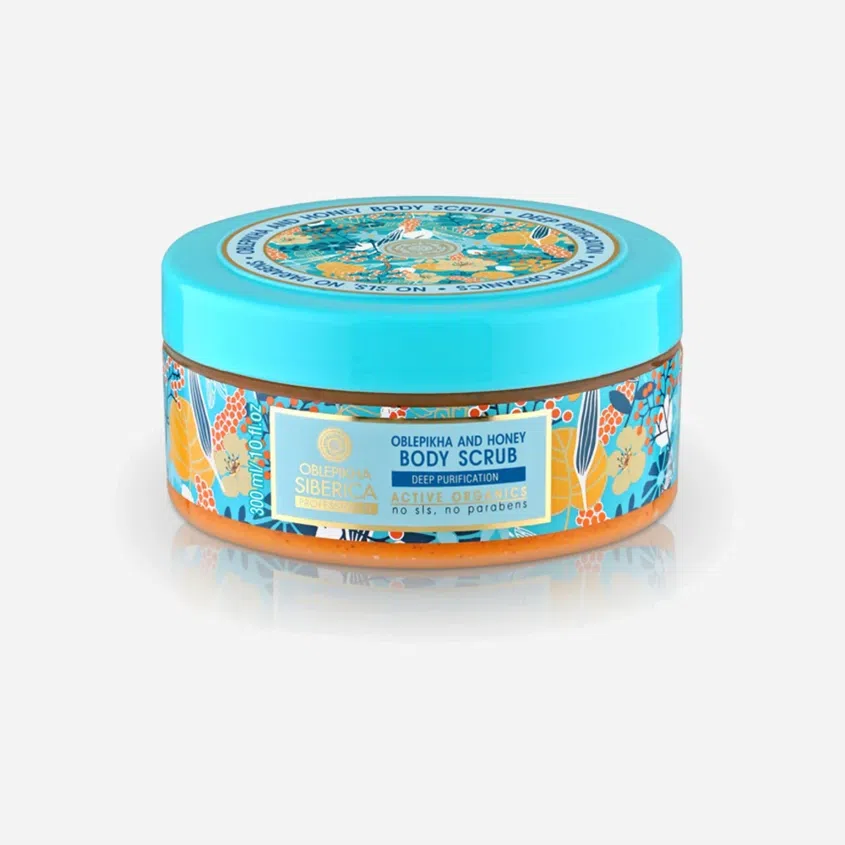 rakytníkový-medový peeling na telo