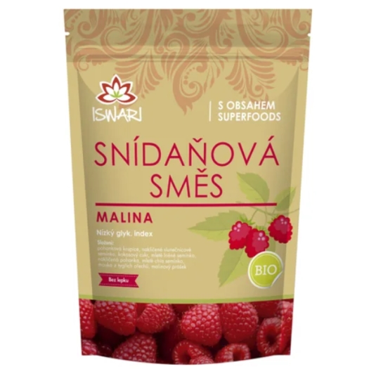 Raňajková zmes malina BIO