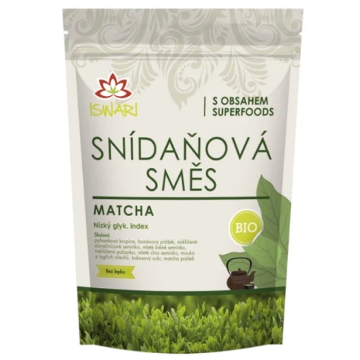 Raňajková zmes matcha BIO