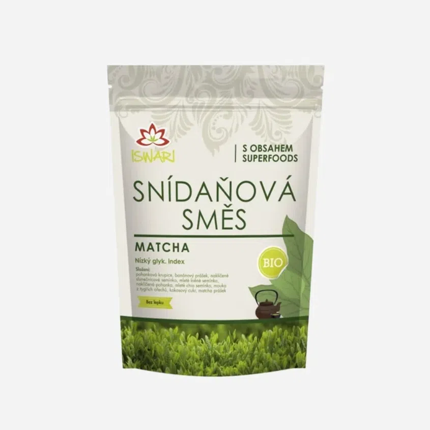 Raňajková zmes matcha BIO