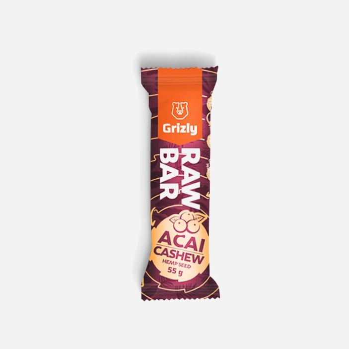 RAW Bar acai-kešu-konopné semienko