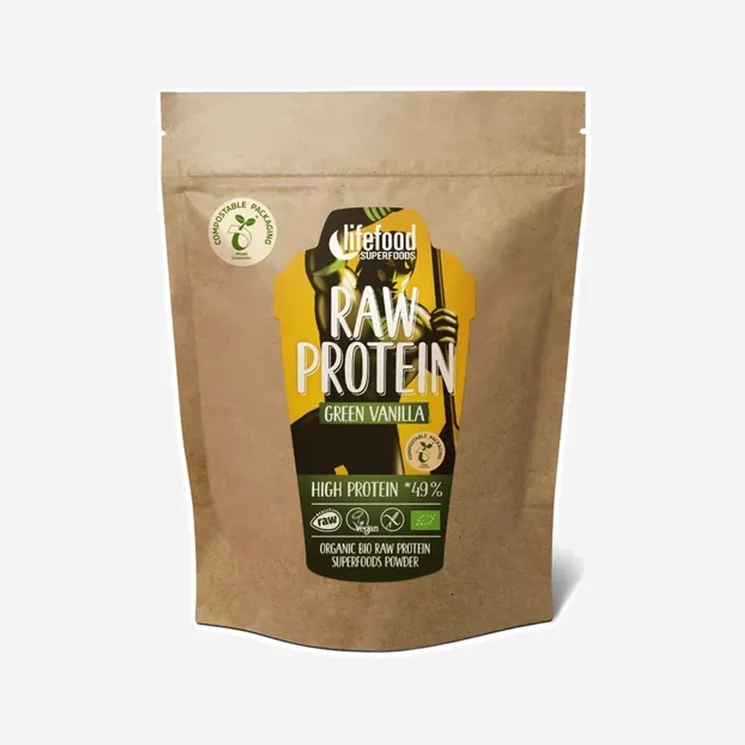 Raw vanilkový proteín s mladým jačmeňom a Maco BIO 450g