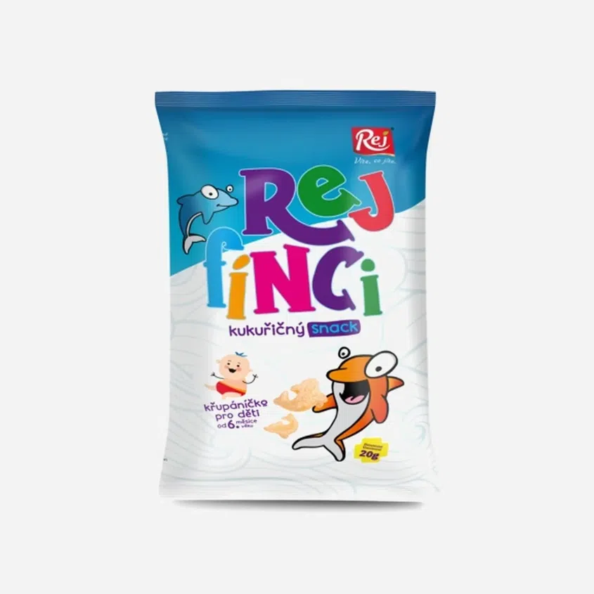 Rejfínci kukuričný snack - bez soli